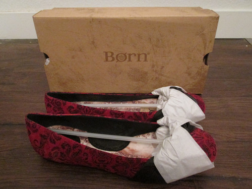 Born molly red paisley leather - born,